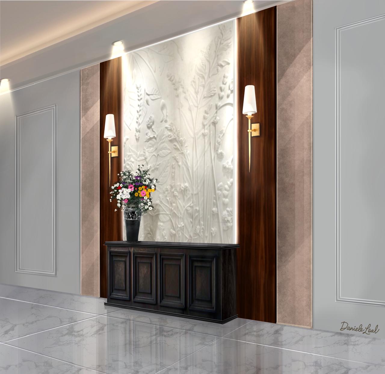 Foyer hallway elevation