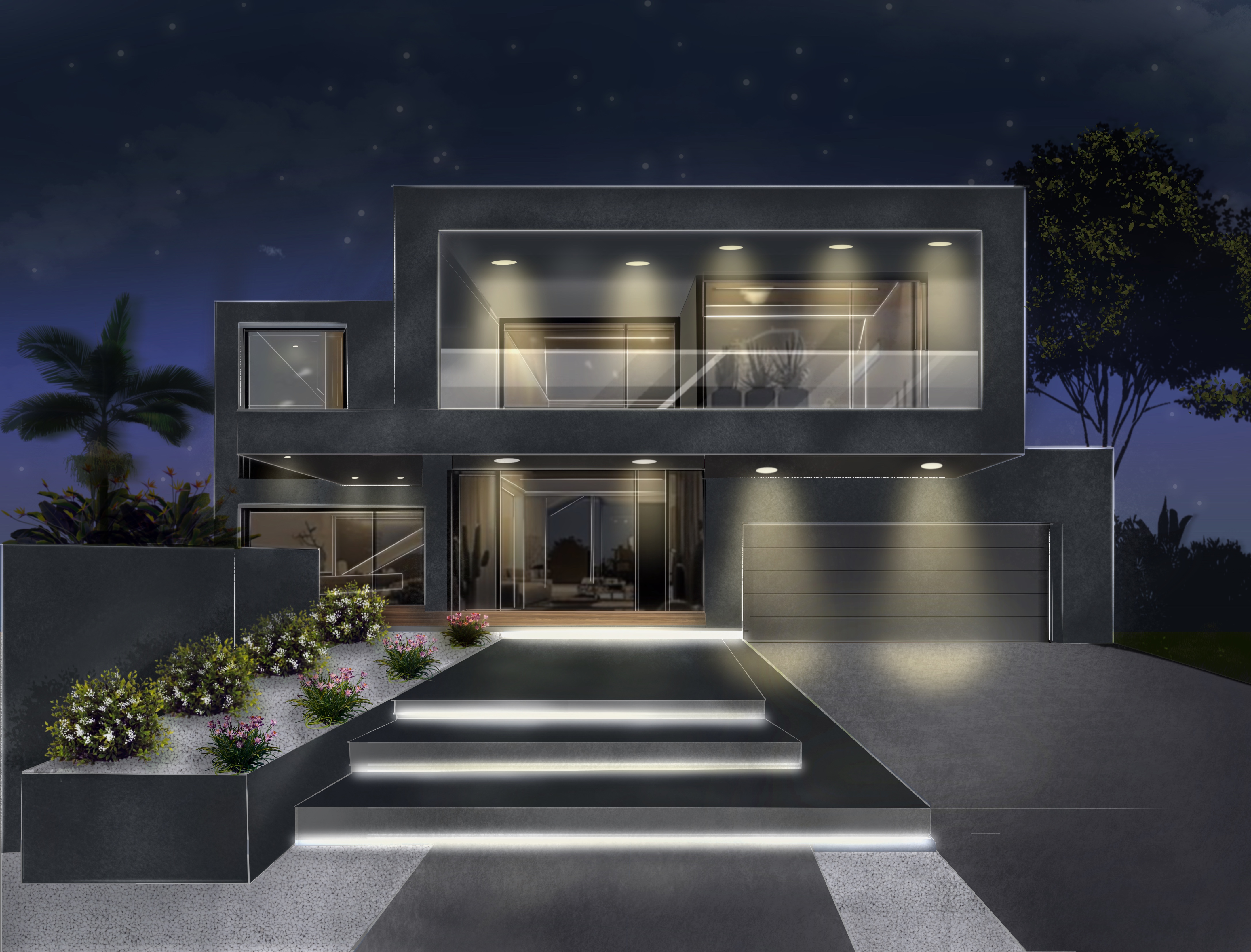 Desenho Casa Cubo